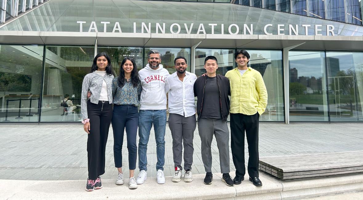 My group from the second semester. Raj, Tanisha, Sandhya, myself, Gabe and Dev.